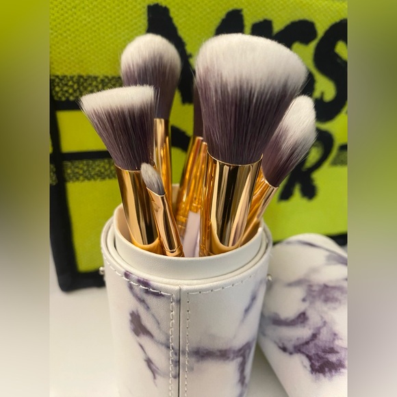 Other - Marble Makeup Brush Set (10 Brushes)